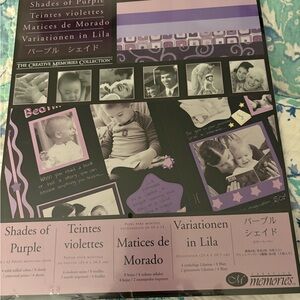 Creative Memories Purple Scrapbook Collection
